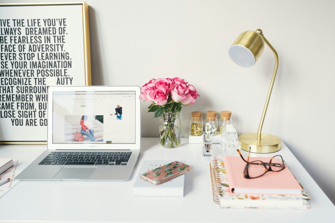 Beauty blogger setup