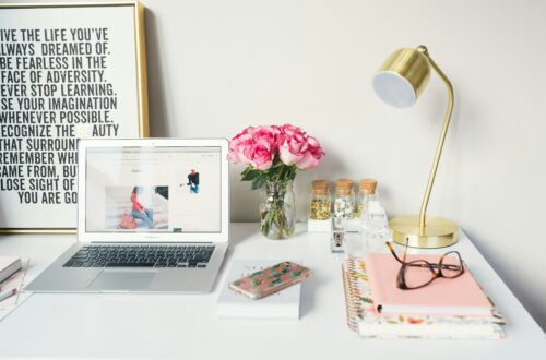Beauty blogger setup